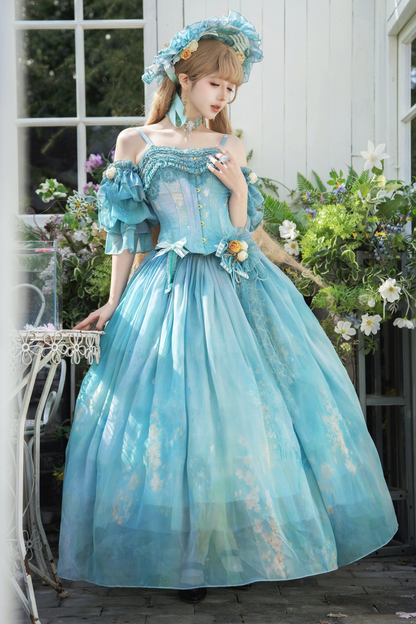 【3月19日予約締切】シルビアトップス+フレアスカート+ハット+スリーブ+ネックレス