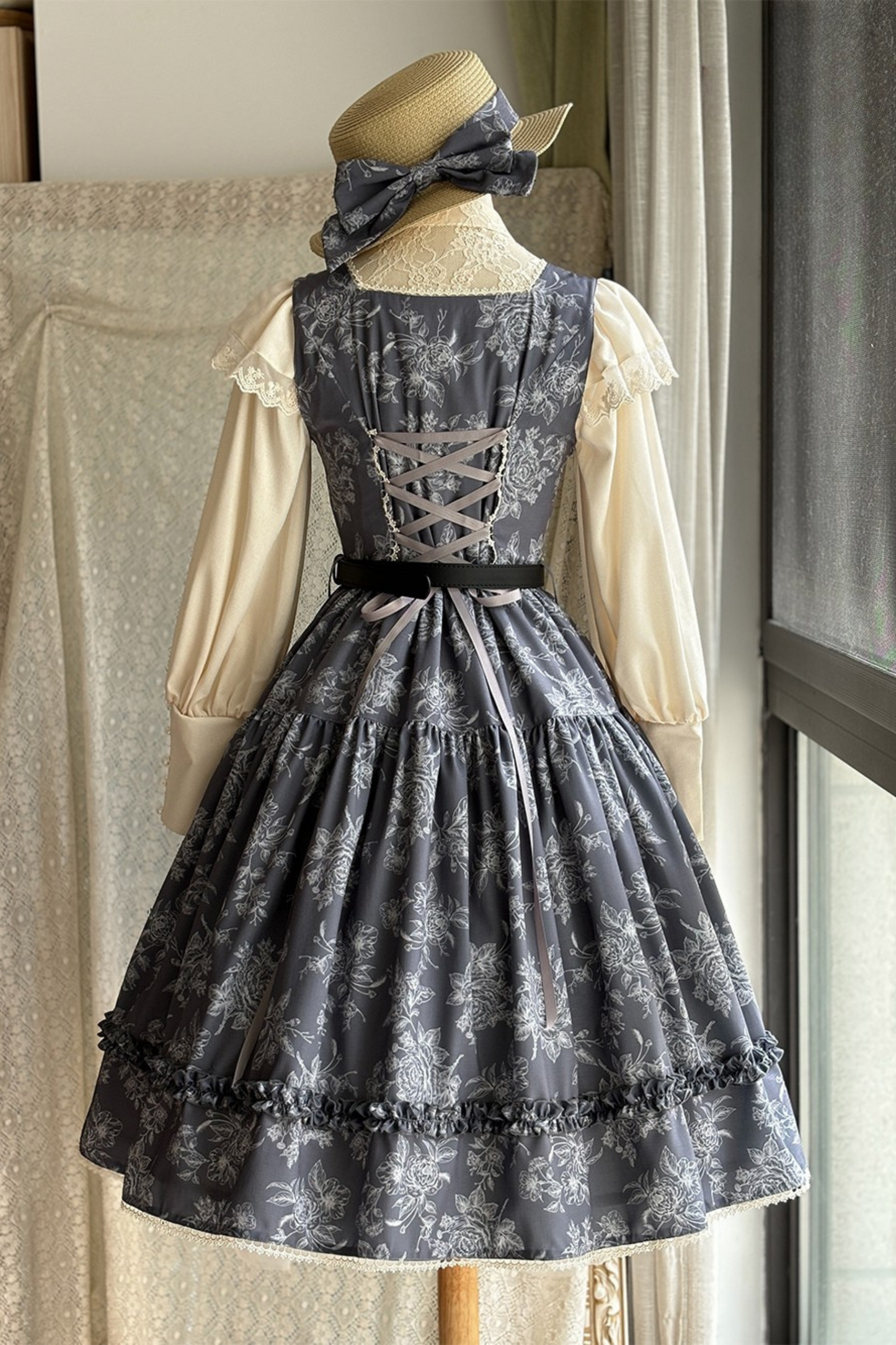 Sketch Wild Rose Elegant Lolita Jumperskirt