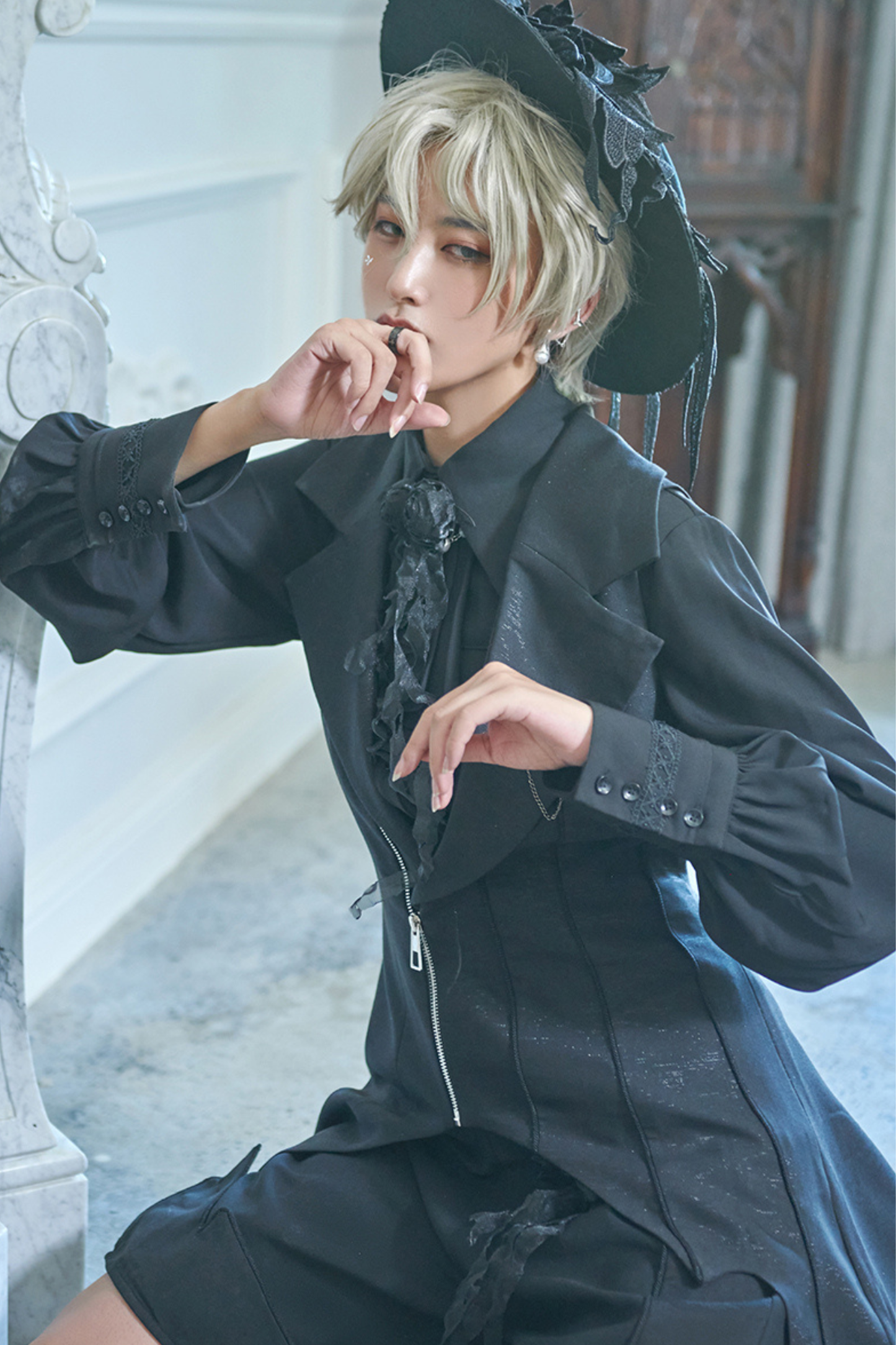 レトロダークイレギュラーゴシックベスト