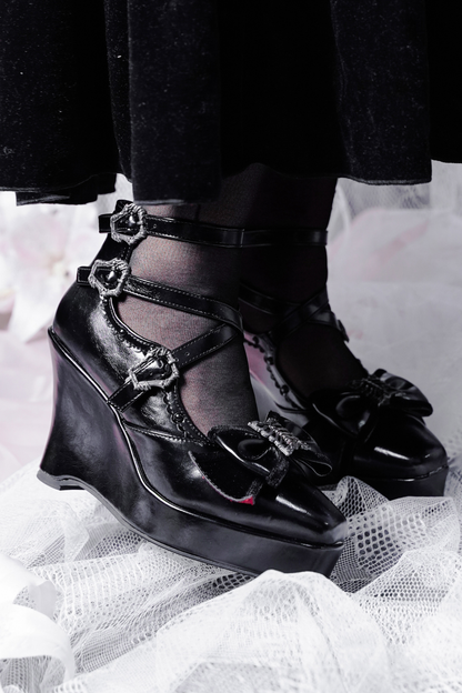 【3月30日予約締切】ダークラブリーボックスリボンシューズ