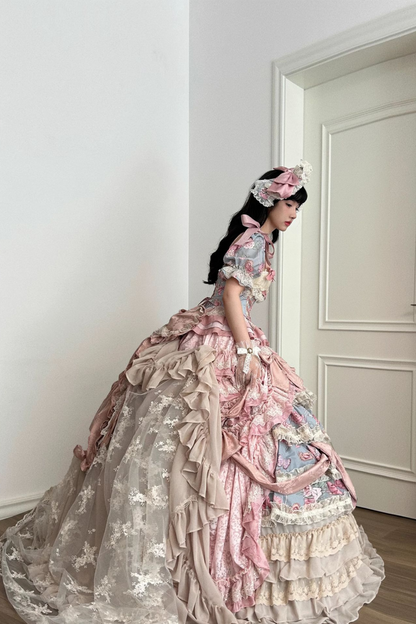 ジュエルローズフラワーマリッジロリータセットアップ