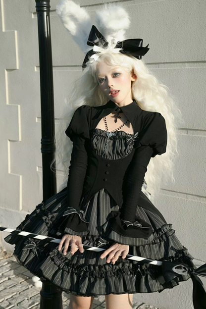 Rabbit Duke Gothic Lolita Dress + Bunny Ear Hat