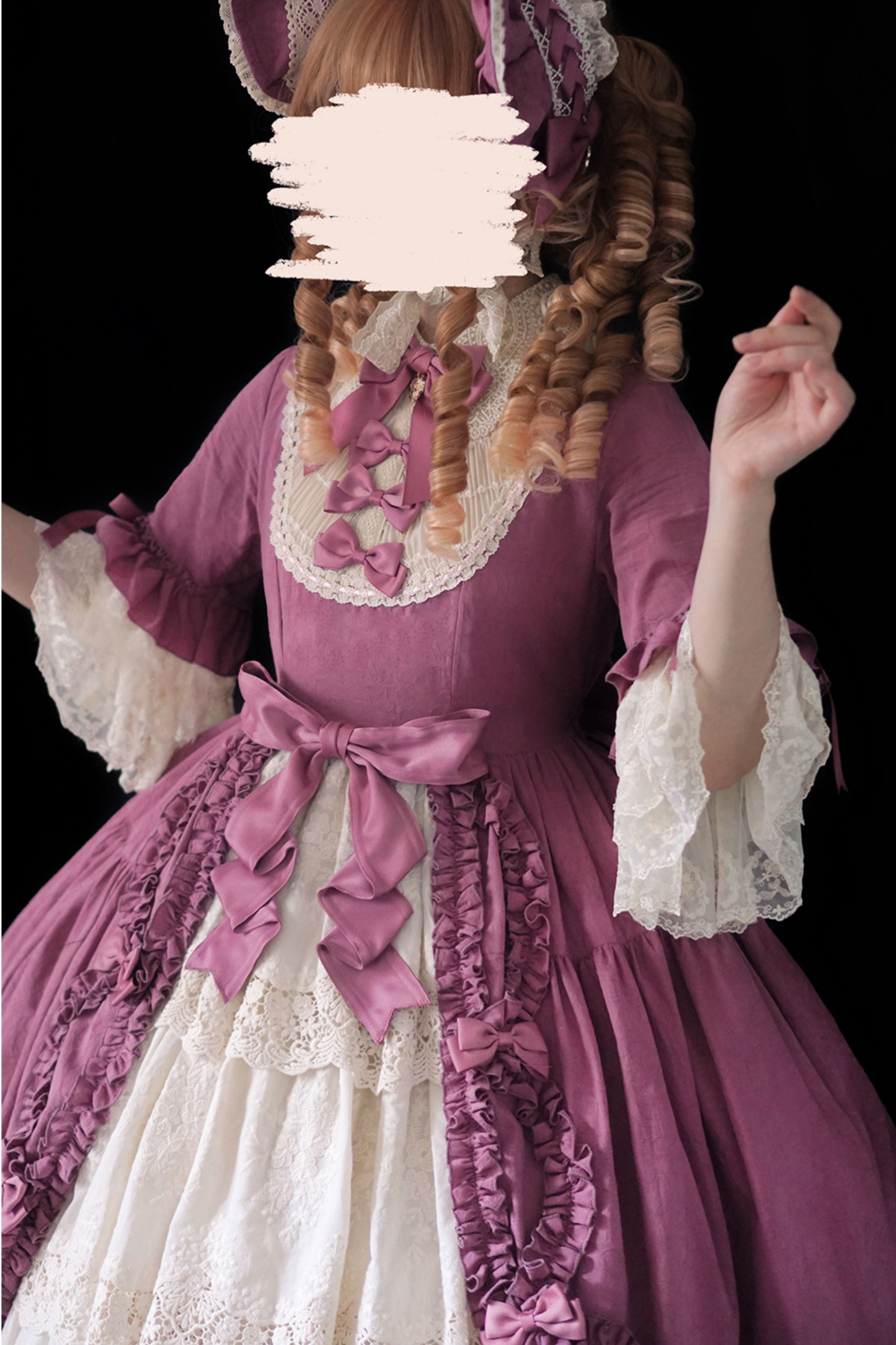 エレガントプリンセススリーブロリータドレス