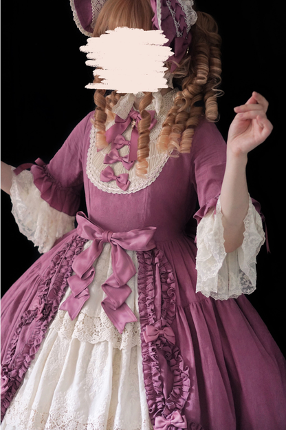 エレガントプリンセススリーブロリータドレス