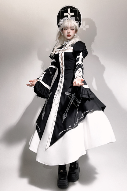 Gothic Lolita Dress + Nurse Hat