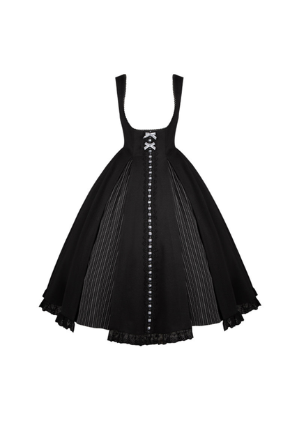 Six Sweet Lolita Flare Jumper Skirt + Top + Hat + Ribbon + Collar