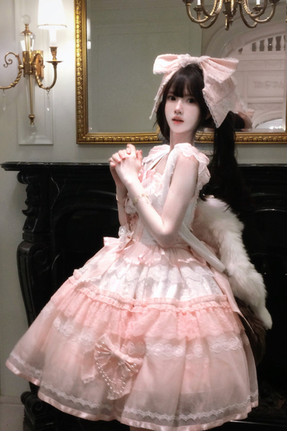Sweet Princess Lolita Dress + Big Headband