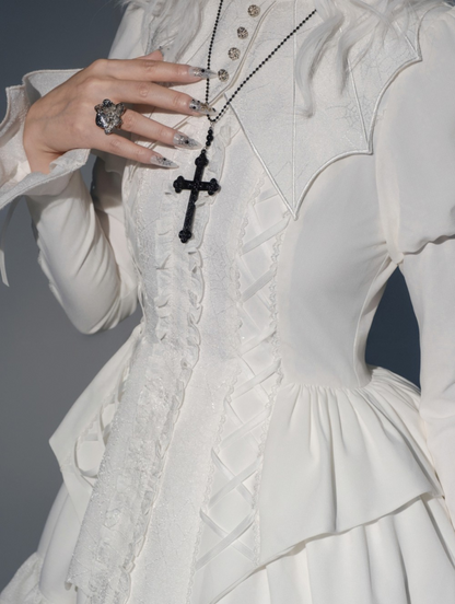 [Deadline for reservations: November 19] Camilla Spider Web Bat Gothic Dark Series Dress Full Set + Setup Full Set