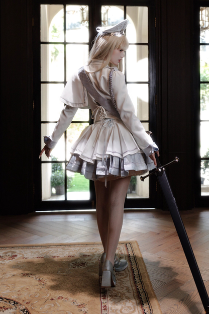 위치스 샤이닝 로리타 탑 + 스커트 + 보닛