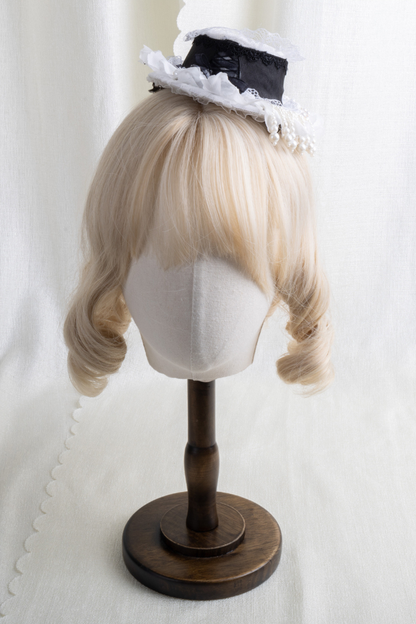 レースハットロリータクリップ