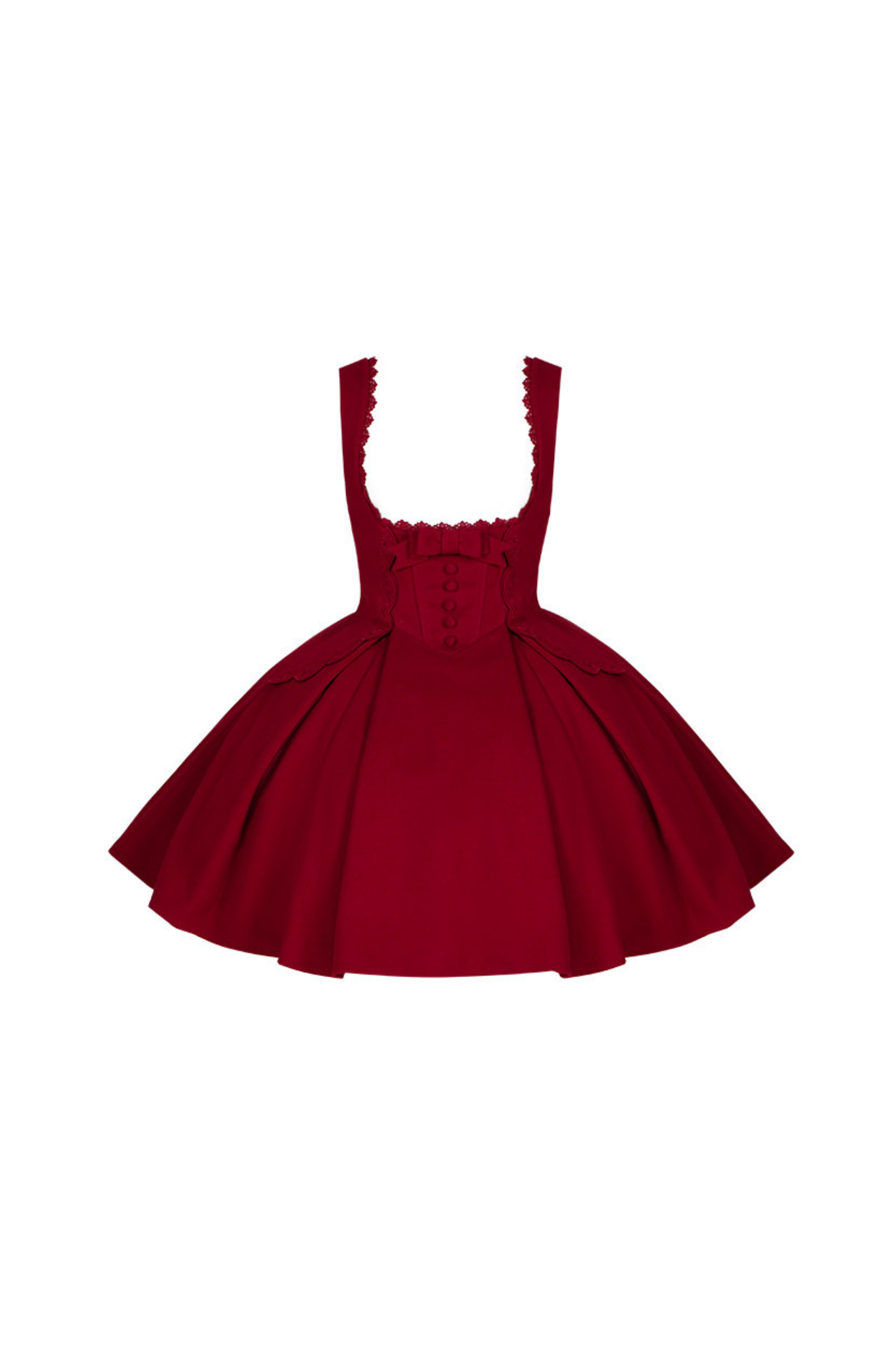 Velvet Rose Suspender Dress + Top + Ribbon