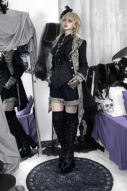 Dark Prince Lolita Jacket + Shirt + Pants + Vest