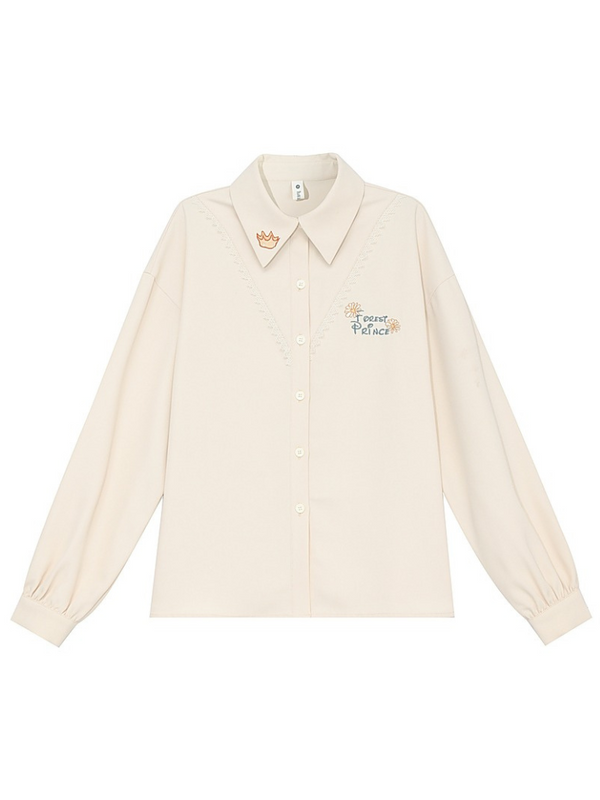 Retro animal vest + half pants + shirt + animal scarf