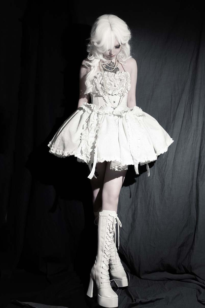 デーモンハンターナイトレースアップブーツ