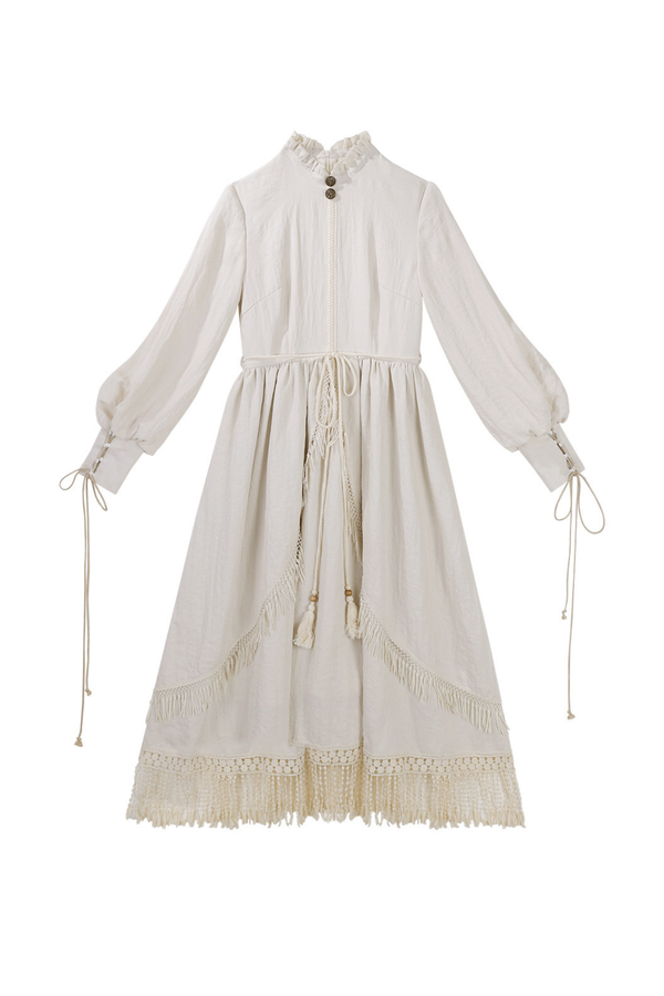 Dream Weaver Dress + Outerwear + Necklace