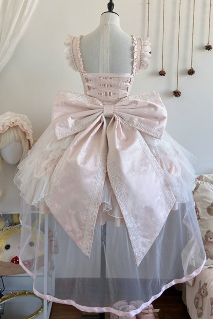 スイートフリルケーキロリータドレス