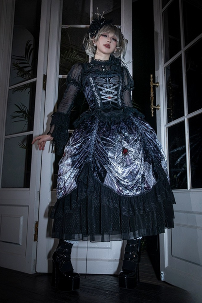 [Reservation Product] Gothic Girl Design Maria Sword Lolita Dress Set