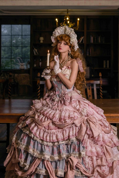 ジュエルローズフラワーマリッジロリータセットアップ