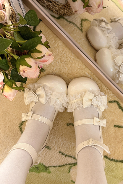 レースリボンロリータシューズ