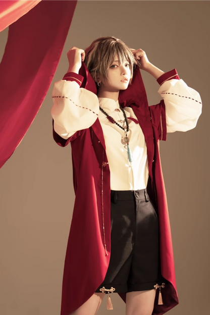 バニーフードプリンスアウター+シャツ+ショートパンツ