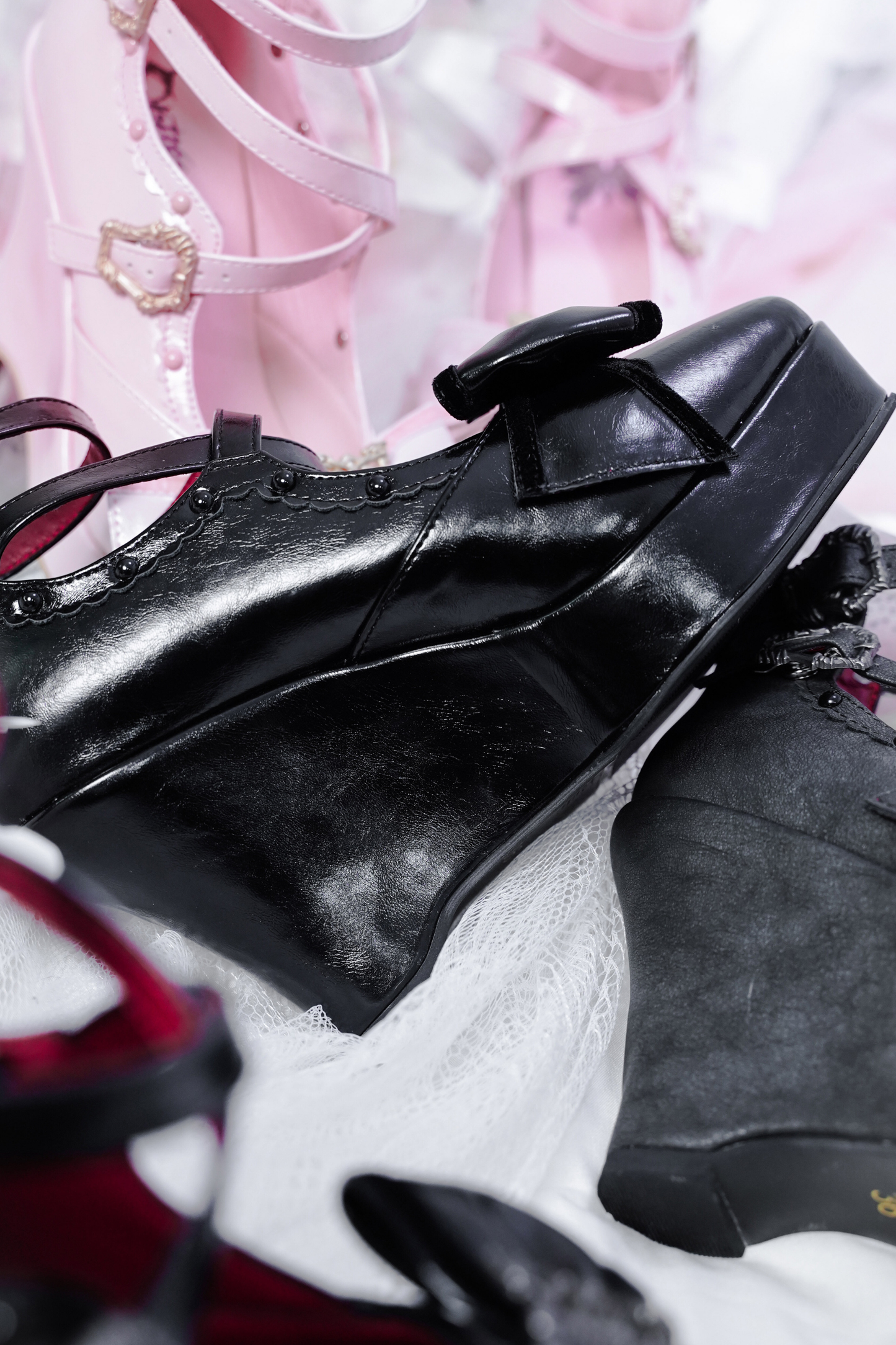 【3月30日予約締切】ダークラブリーボックスリボンシューズ