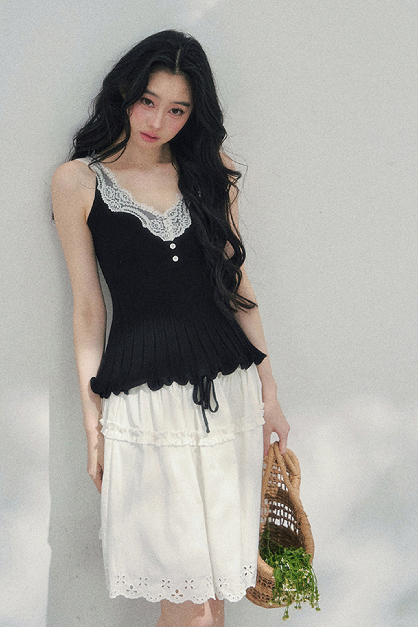 フレンチレースジャケット+キャミソール