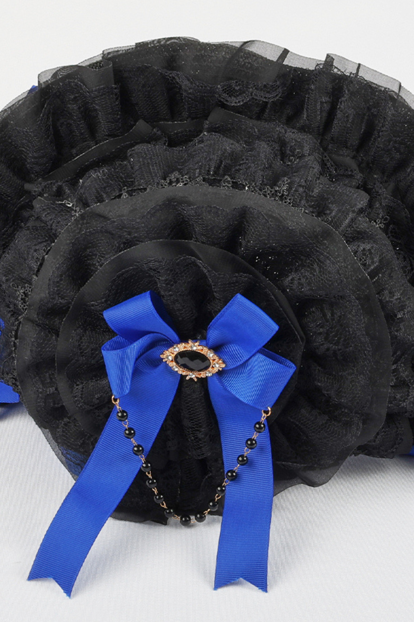 リボンゴシックロリータボンネット