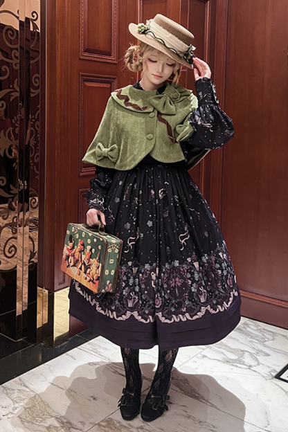 ワイナリーレトロベアロリータドレス