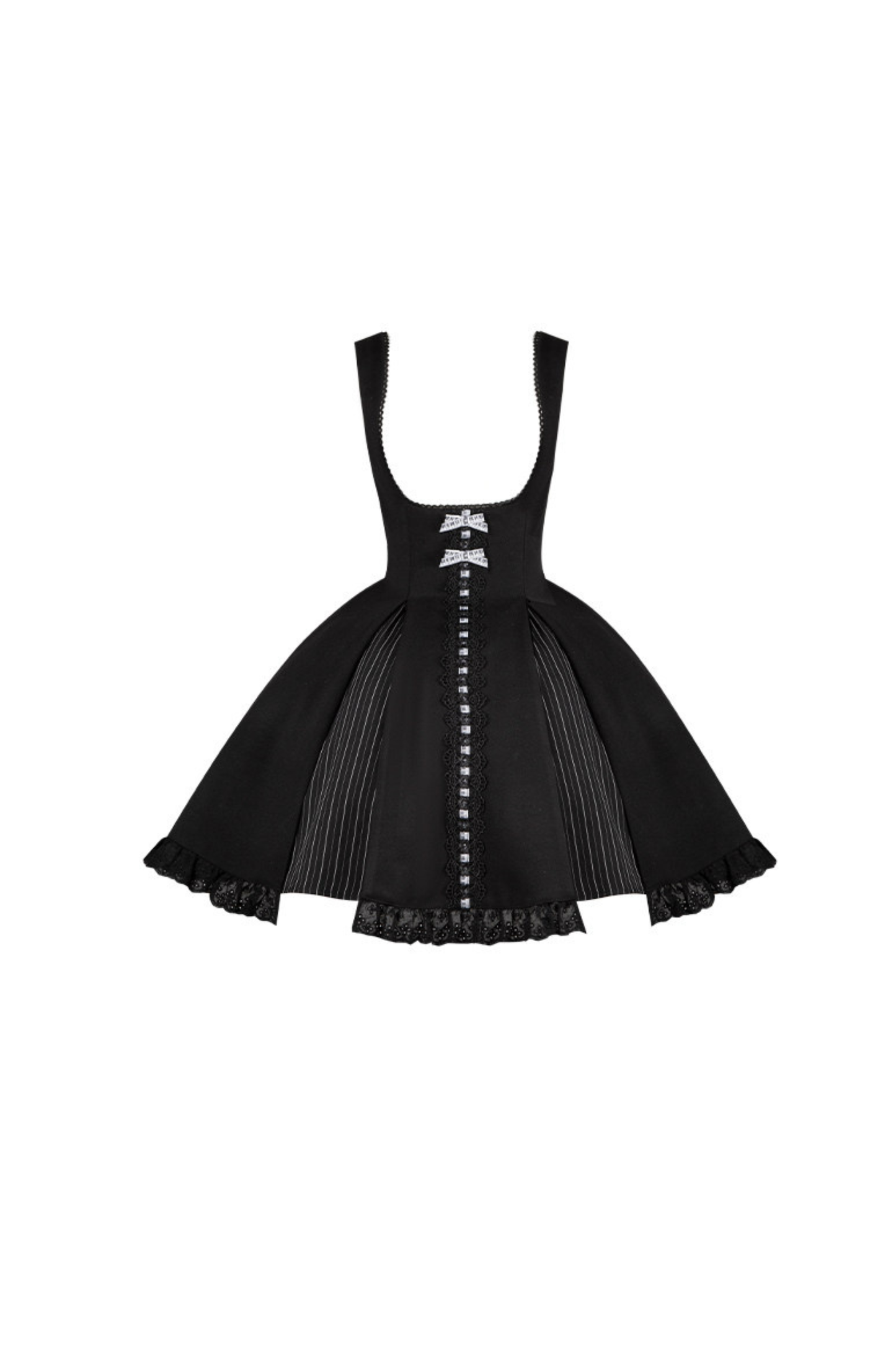 Six Sweet Lolita Flare Jumper Skirt + Top + Hat + Ribbon + Collar