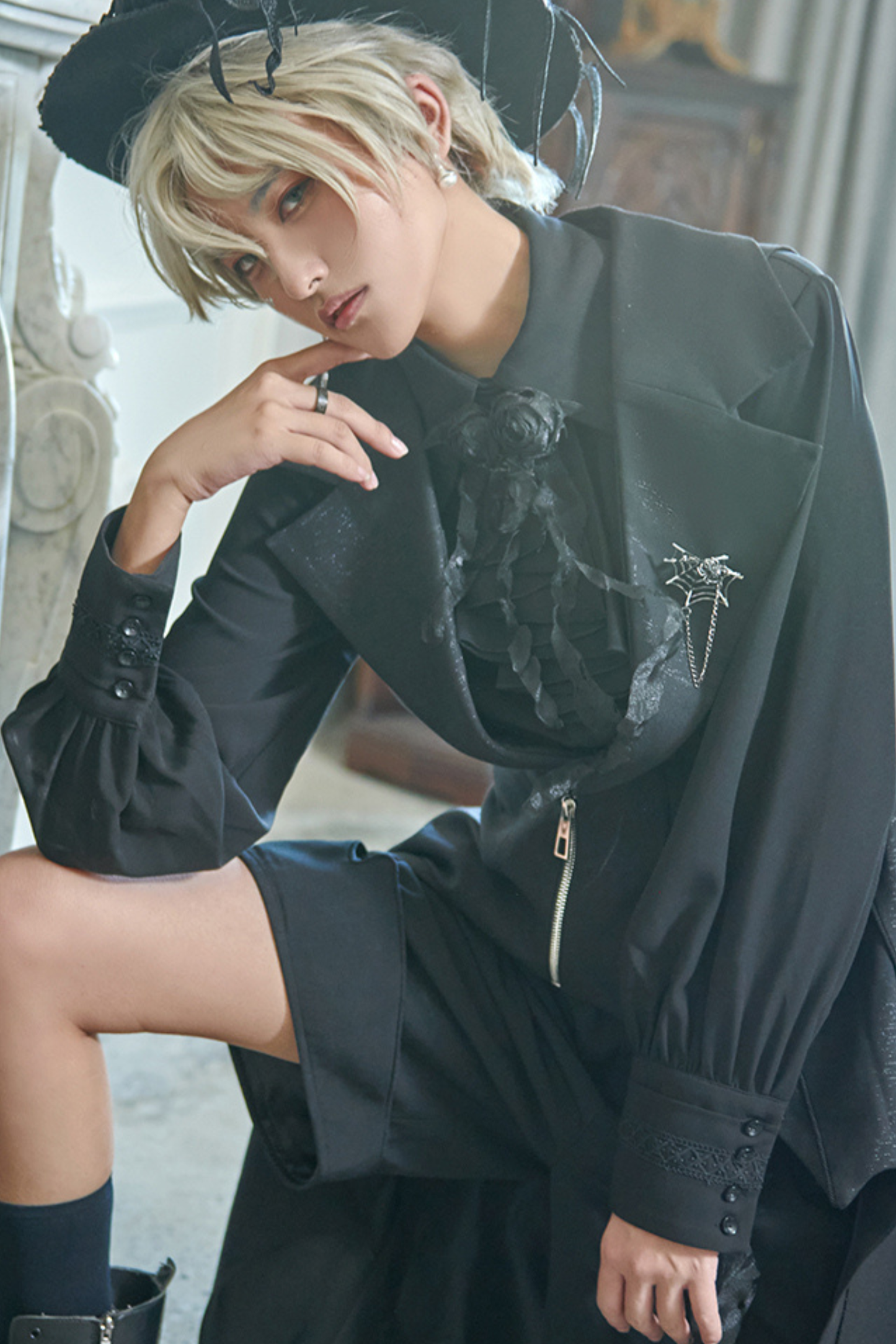 レトロダークイレギュラーゴシックベスト