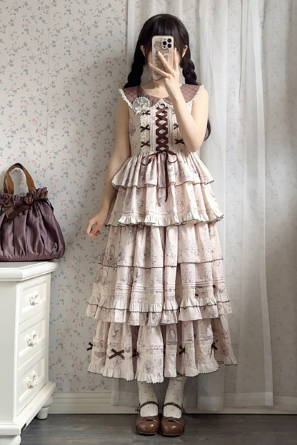 ブニングタイムエレガントロリータドレス+ドールカーディガン