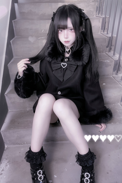 Fur Cute Snow Short Coat