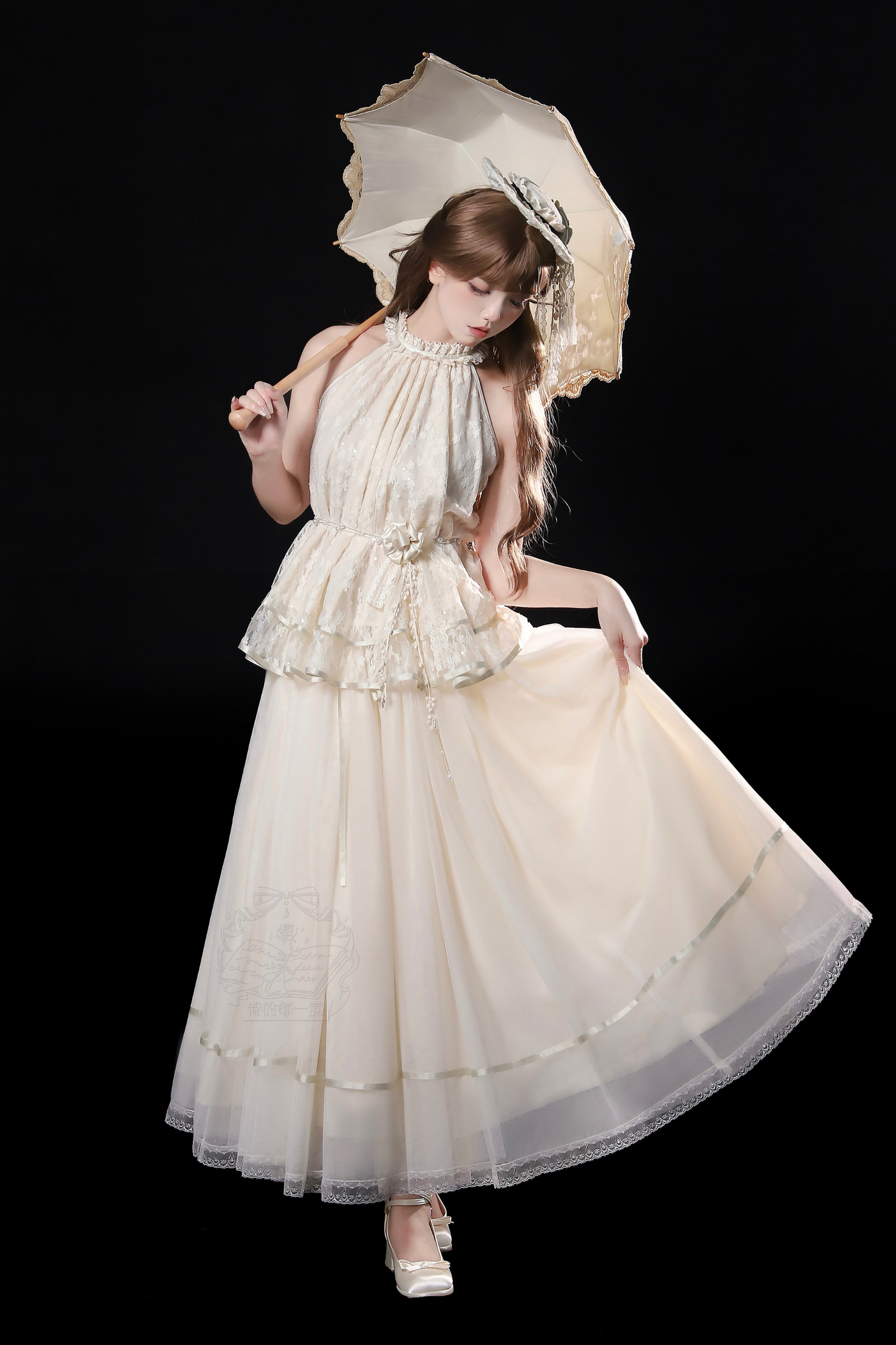 【4月5日予約締切】レトロエレガントインナー+トップス+スカート+アクセサリー