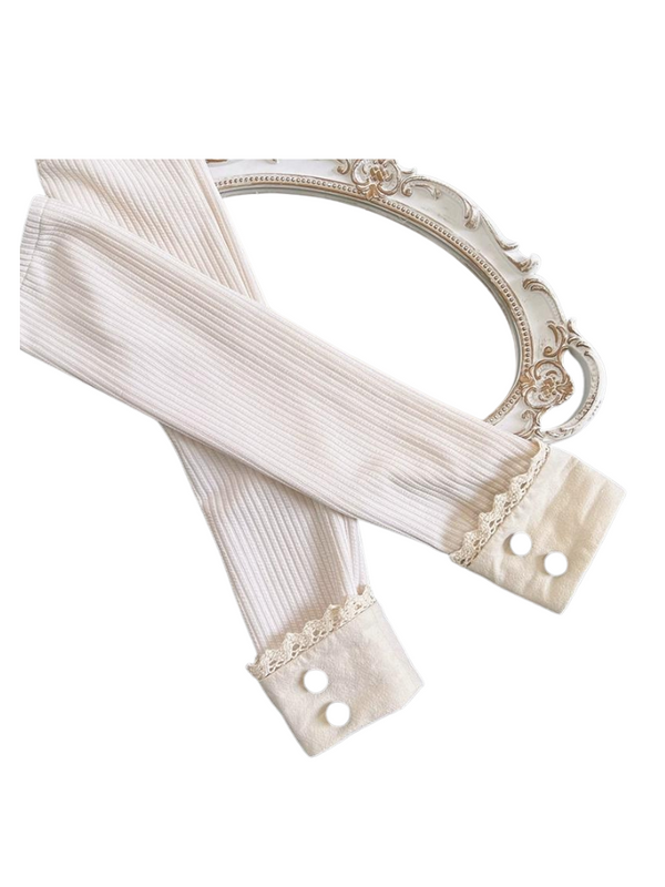 Pleated Lace Maid Dress