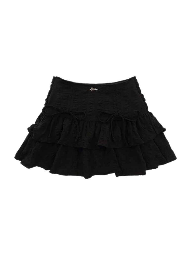 American Flared High Waist Cake Skirt