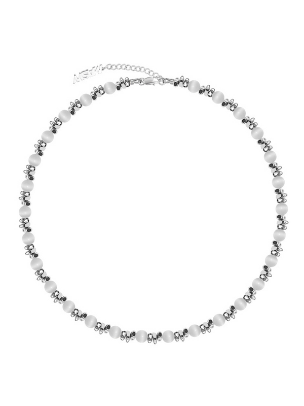 Rawkens Silver Beaded Necklace
