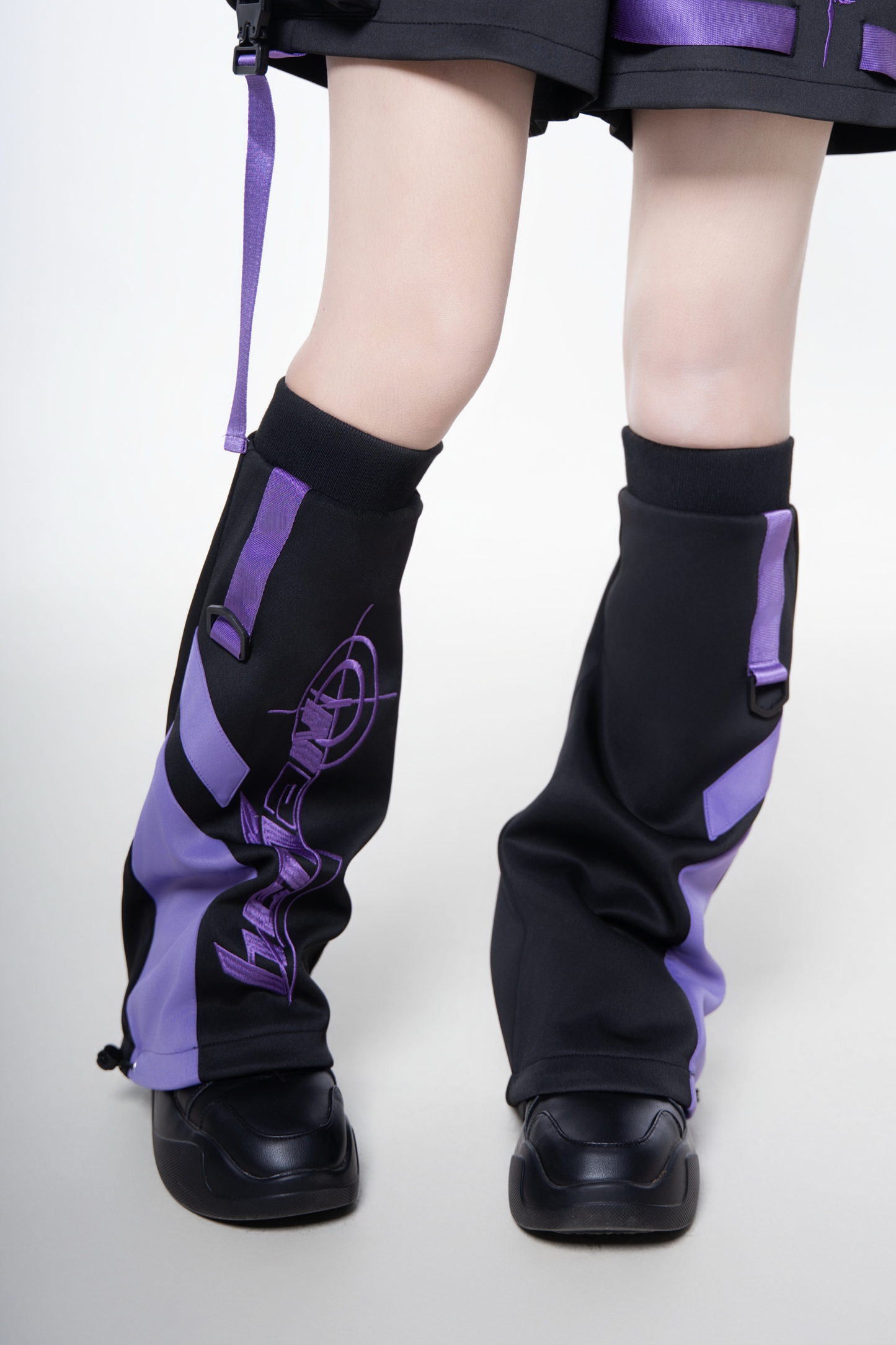 サイバーサブカルジャージジャケット+ショートパンツ+レッグカバー