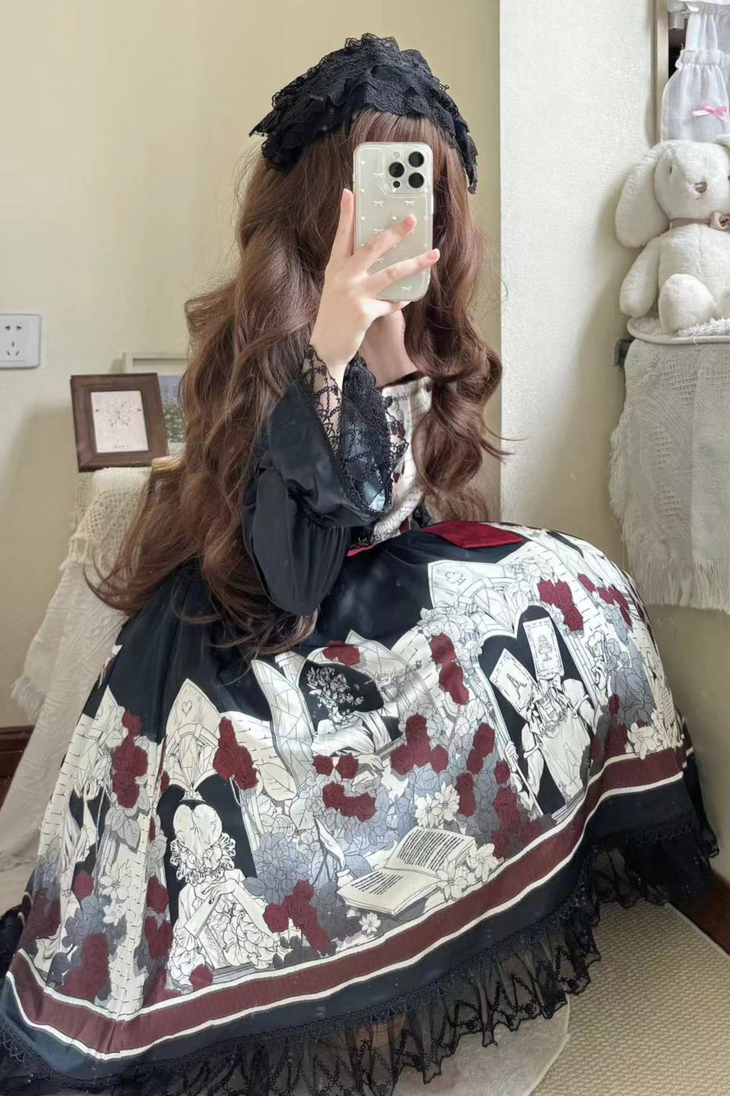 暗闇のアリスドールロリータドレス