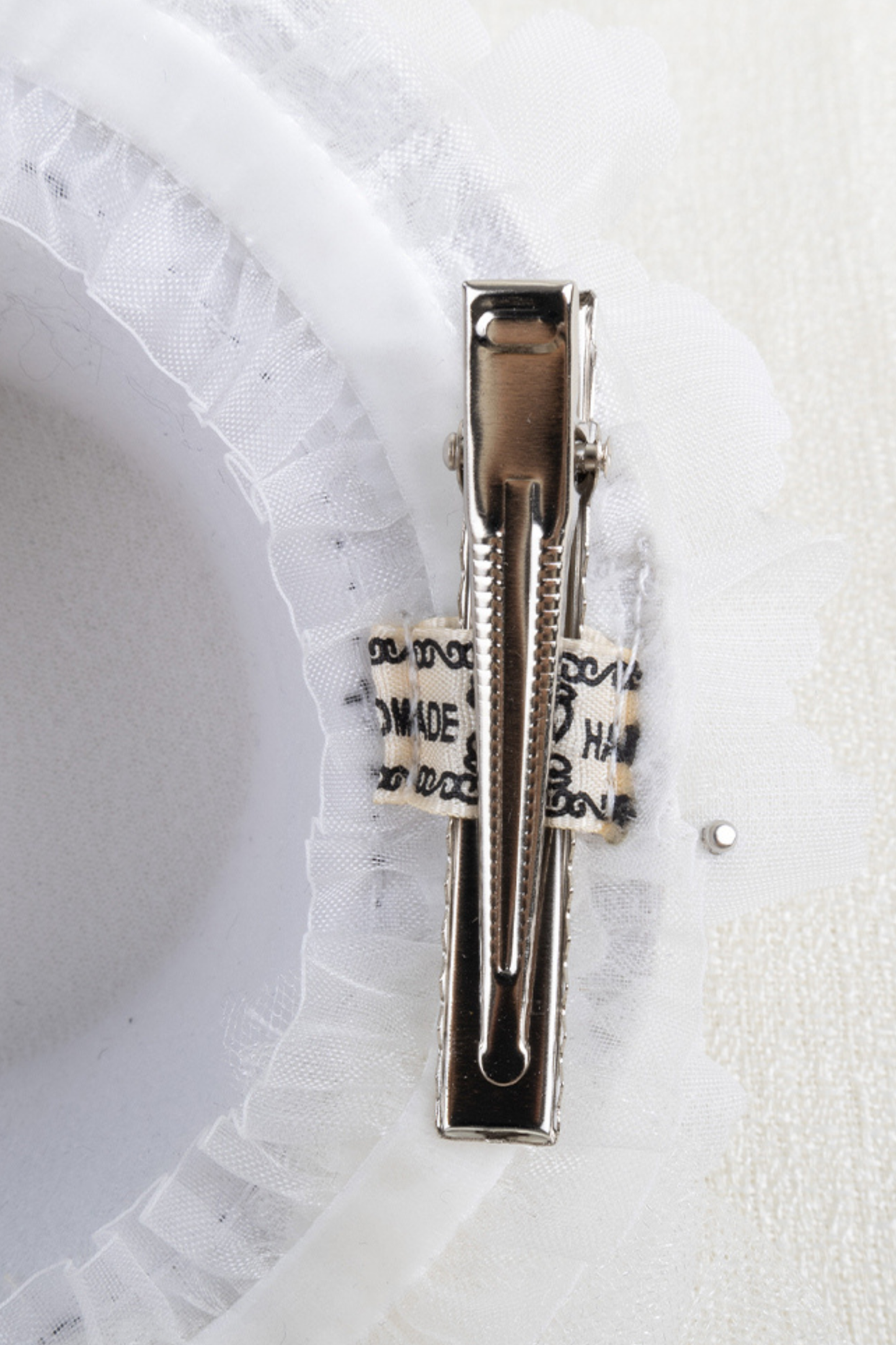 レースハットロリータクリップ