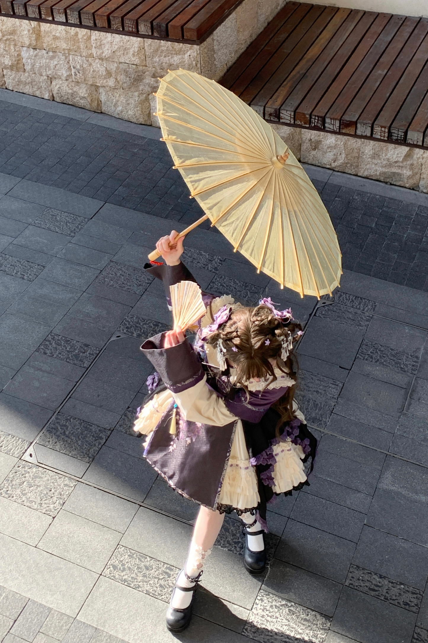 China Style Girl Lolita Top + Skirt + Catsuit + Clips