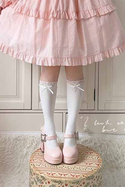 Floating Dreamland Platform Block Heels