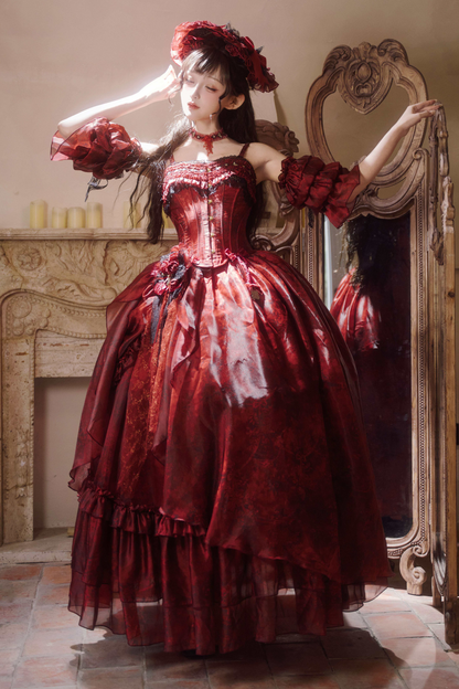 【3月19日予約締切】シルビアトップス+フレアスカート+ハット+スリーブ+ネックレス