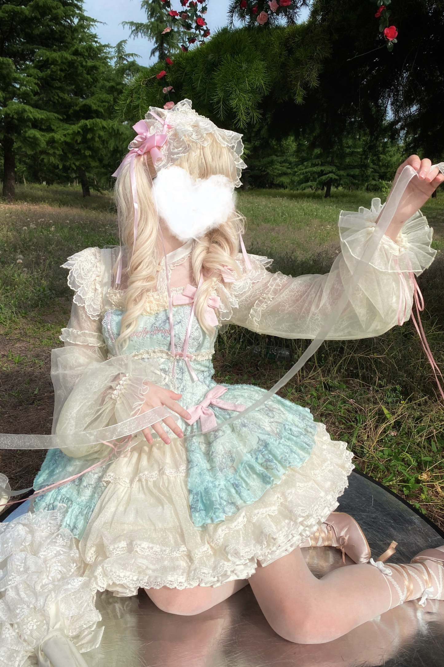 Butterfly Jacquard Sweet Princess Lolita Dress
