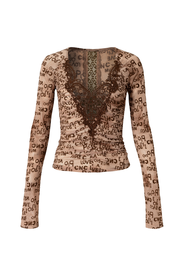 ヴィンテージクロシェレーストップス