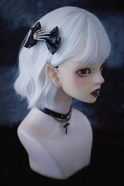 スカルリボンヘアーアクセサリー