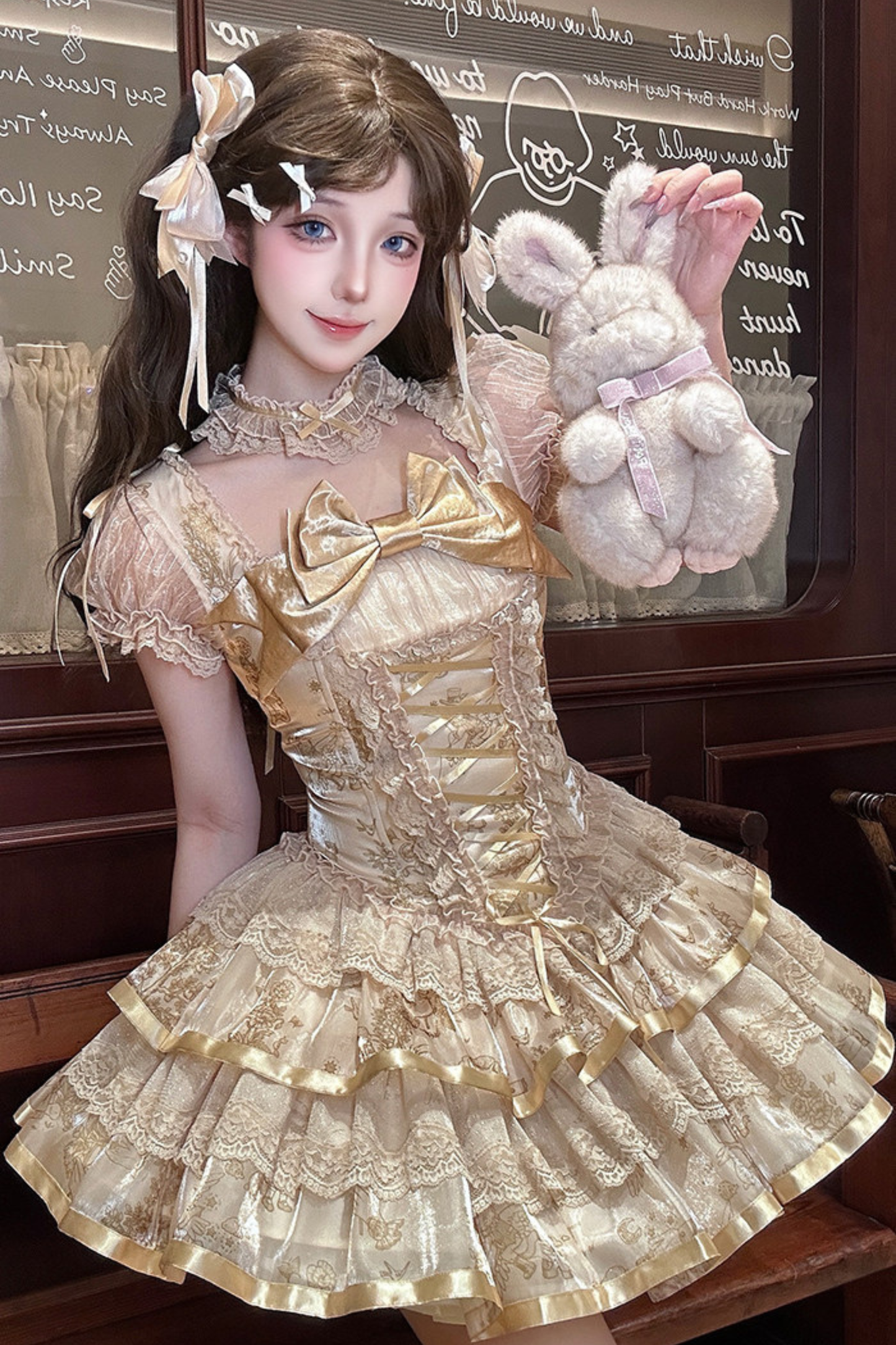 【4月3日予約締切】ギルデッドファンタジーロリータドレス+ジャンパースカート