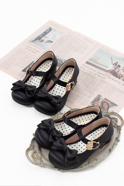 Satin Sheep Puff Shoes