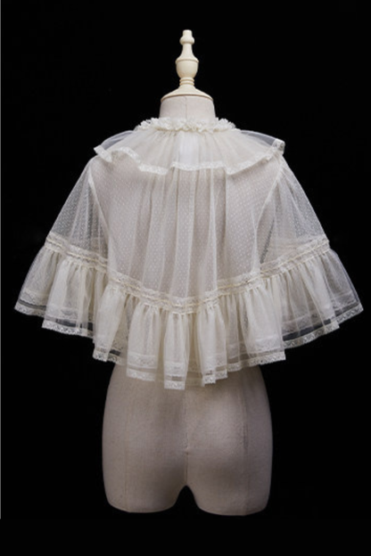 Vilandry Garden Off-Shoulder Dress + Jumper Skirt + Cape