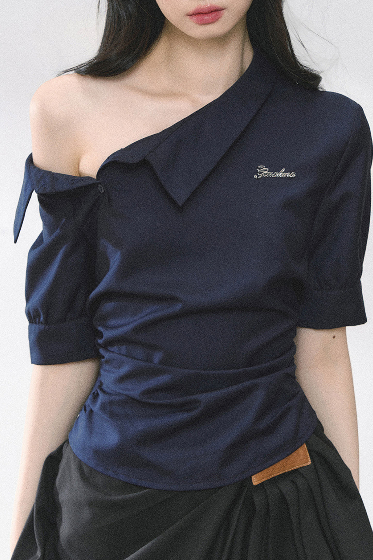 バッグリボンワンショルダートップス