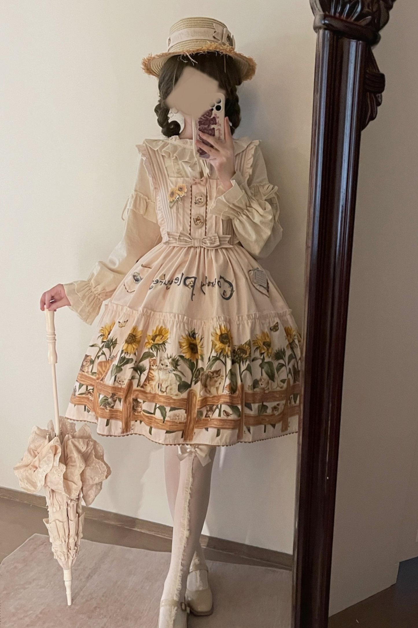 ひまわりドロップロリータセット